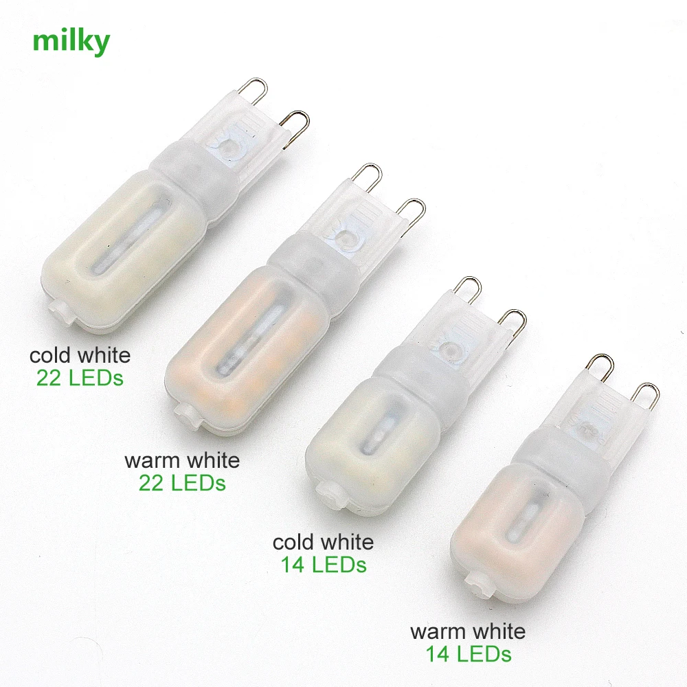 Светодиодный мини светильник G9 с регулируемой яркостью 3 Вт 5 AC 220 В 230