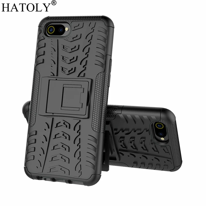 HATOLY чехол для Oppo Realme C2 OPPO A1K бронированный противоударный силиконовый жесткий