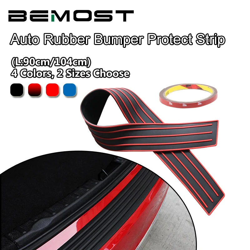 BEMOST автомобильный резиновый Задний защитный бампер защитная накладка для Renault