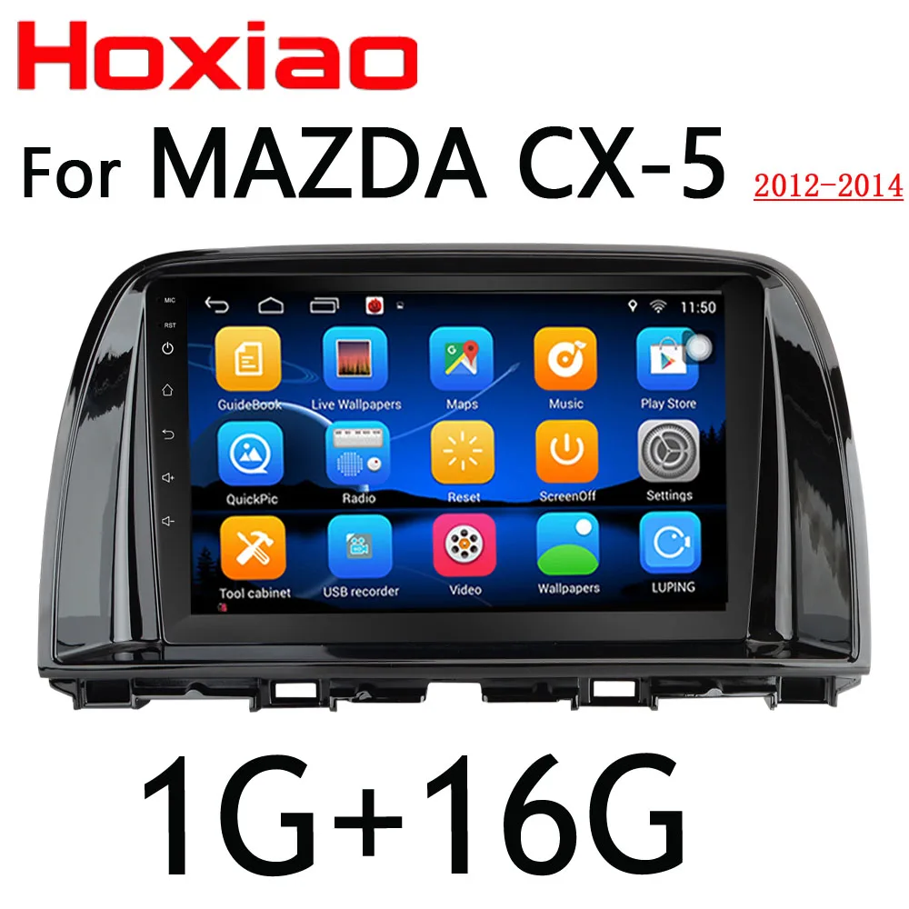 Для Mazda CX-5 CX5 CX 5 2012 2013 9 дюймов 1024*600 экран Автомобильный Android Радио BT WiFi gps стерео 2 din Автомобильный dvd-плеер - Цвет: 1G