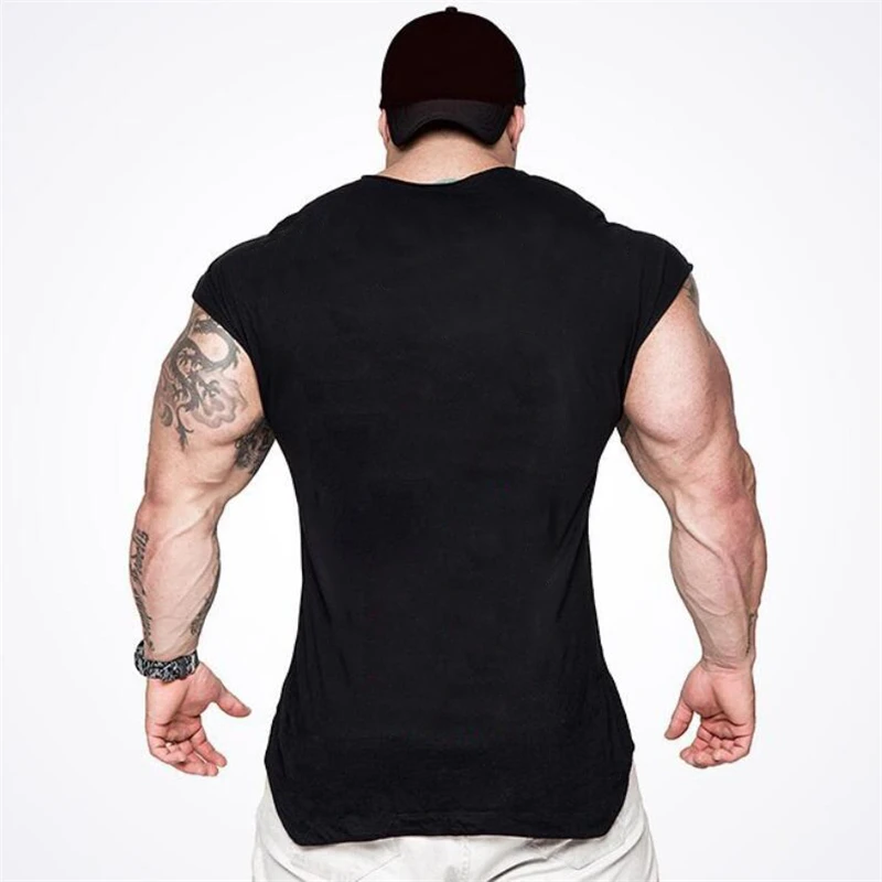 Muscleguys, летняя брендовая одежда для тренажерного зала, облегающий жилет для мужчин, s, для фитнеса, без рукавов, рубашка для мужчин, майка для тренажерного зала, мужская майка для тренировок