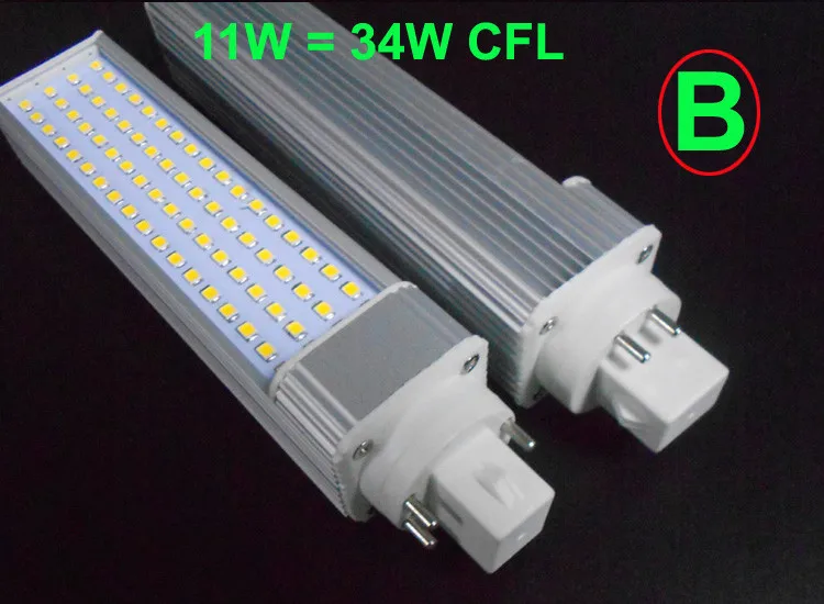 G24 Светодиодные лампы 4pin g24q 1 свет 5 W 7 9 10 11 12 13 14 SMD5730 5050 2835 casquillo g24 AC85-265V 110 V 220 230 240 |
