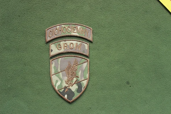 Польская Тактическая Военная нашивка специального назначения GROM значок ISAF TF 49