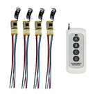 500 м DC 3,6 В 3,7 В 4,2 В 4,5 В 5 в 6 в 7,4 В 9 в 12 В мини-релейный переключатель бесконтактный беспроводной пульт дистанционного управления COM NC