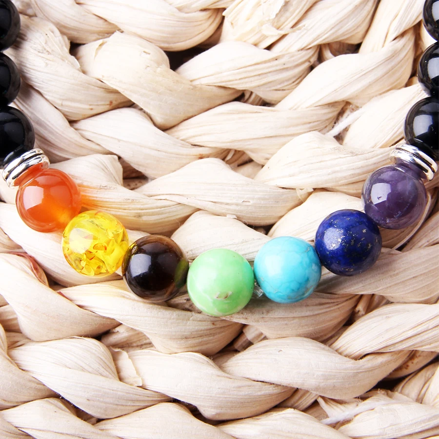 Лидер продаж 2019 браслет из круглых бусин натуральный обсидиан тигровый глаз