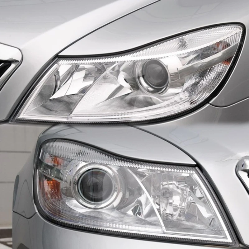 Для Skoda Octavia 2010- абажур фары крышка объектива стеклянная лампа Защита фар пластиковая защита объектива Защита