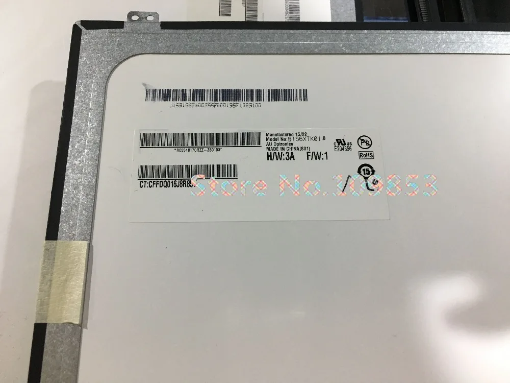 Новый светодиодный ЖК экран для ноутбука HP 813961 001 N156BGN E41 15 6 HD B156XTK01 V.0 B156XTK01.0