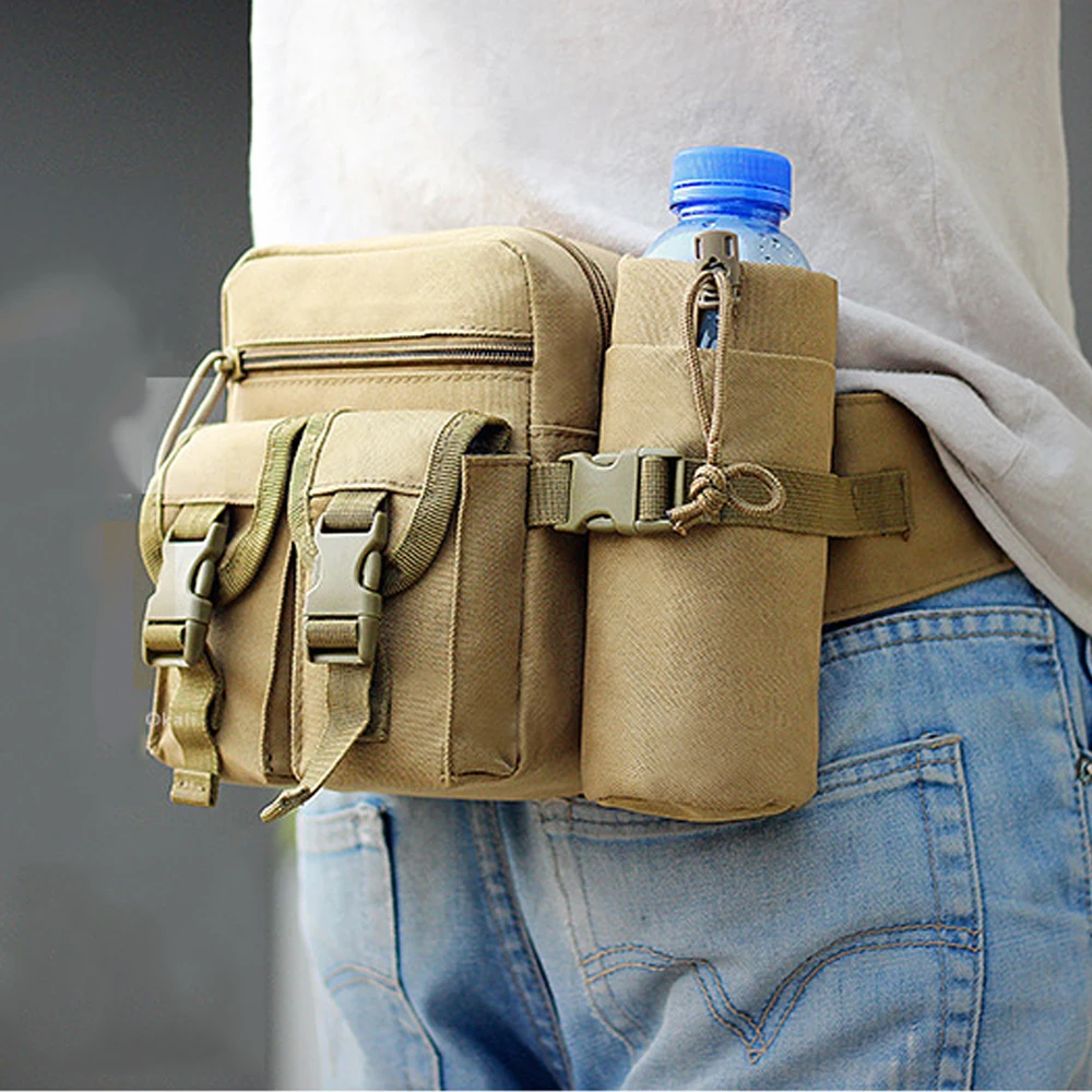 Практичная наружная дорожная поясная сумка походная бутылка для воды с