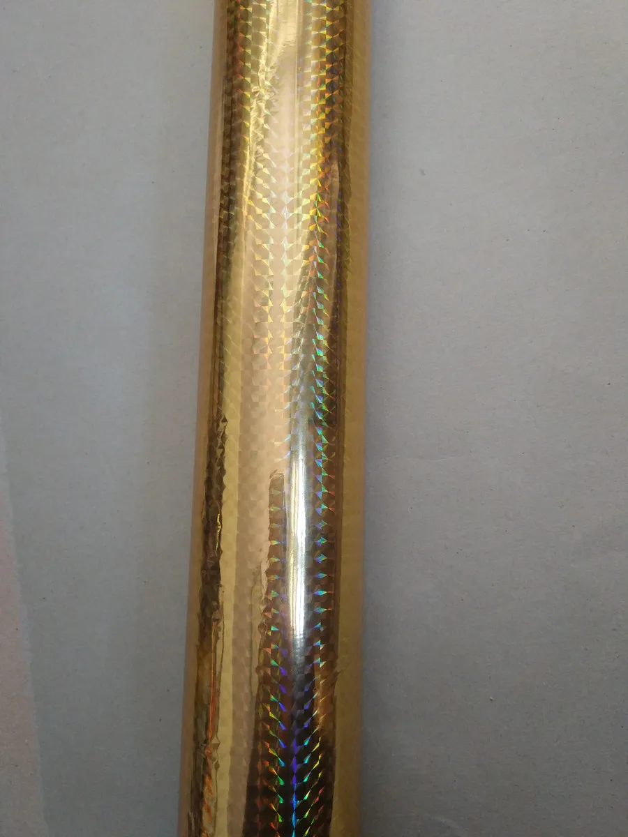Голографическая фольга для горячего тиснения A02 gold checker pattern горячий пресс на
