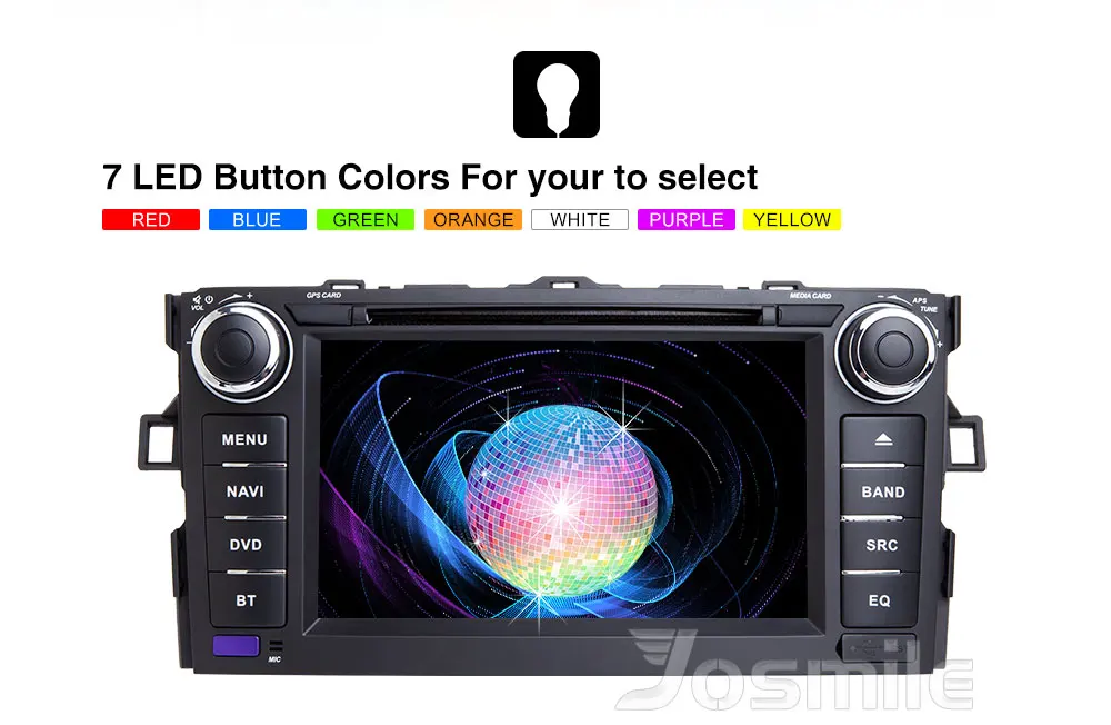 Авторадио 2 Din Автомобильный dvd-плеер для Toyota AURIS Toyota Corolla Altis 2012 2013 магнитофон Мультимедиа gps Стерео навигация 3g
