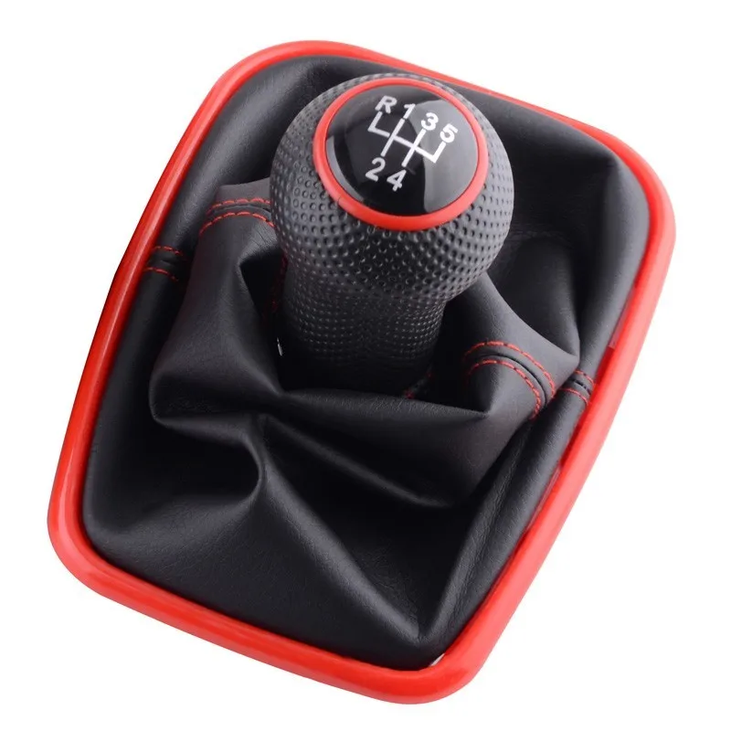 5 Speed-Red NS Modif 5/6 скоростная Автомобильная рукоятка для рычага переключения передач, переключатель для Volkswagen VW 2003-2008 Golf 4 IV MK4 GTI R32 Bora Jetta MT - Название цвета: 5 Speed-Red