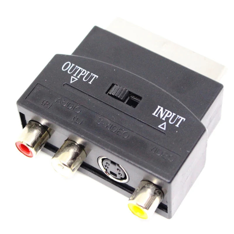 21 pin SCART евро вилка цветная линия головка для AV пояса монтажная плата адаптер