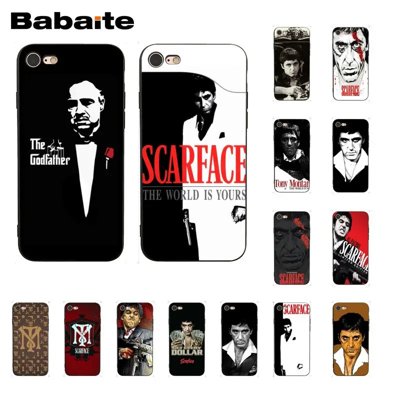 Чехол Scarface для iPhone 12 11 Pro 11Pro Max 8 7 6 6S Plus 5 5S SE XR X XS MAX 12mini | Мобильные телефоны и