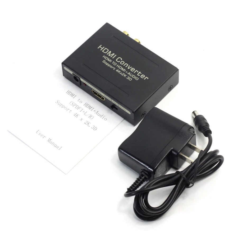 AIXXCO HDMI в HDMI сплиттер аудио экстрактор конвертер в оптический Toslink SPDIF+ RCA L/R стерео аналоговый конвертер Поддержка 4 к x 2 к
