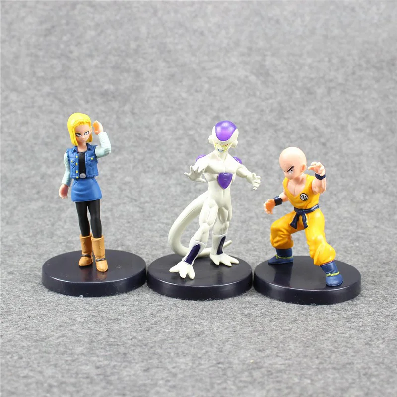 6pc/set Dragon Ball PVC Action Figure Toy Anime Super Saiyan Goku Vegeta Gohan Piccolo Cell Buerma Collection Display Brinquedos | Игрушки и