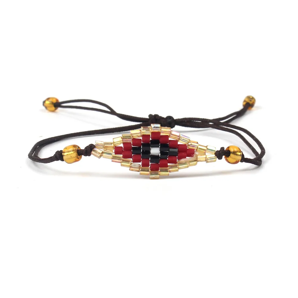 M-B0076-A SHINUSBOHO MIYUKI, женские браслеты, мужские браслеты в богемном стиле, мужские браслеты с Т-образным ремешком, ювелирное изделие, модный подарок дружбы - Окраска металла: M-B0076-A
