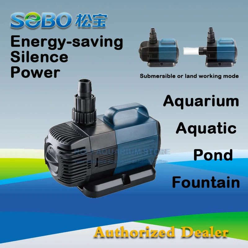 SOBO BO 2800A погружной водяной насос для аквариума водопада 220 240 В 18 Вт 2800л/ч|Воздушные