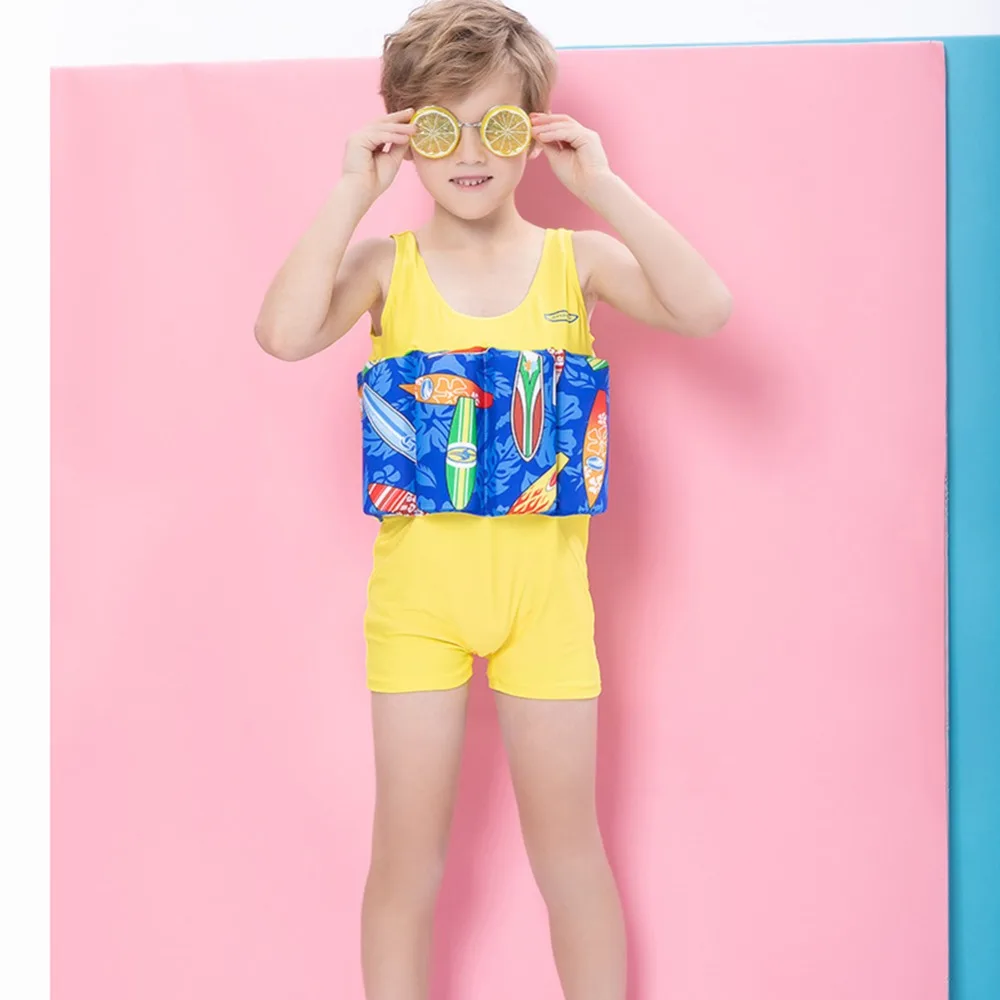 Girls Swimsuits Child Swimming Trunks Shorts Children's Swimwear Kids Buoyancy Swimsuit Baby Boys Girls Swim Vest