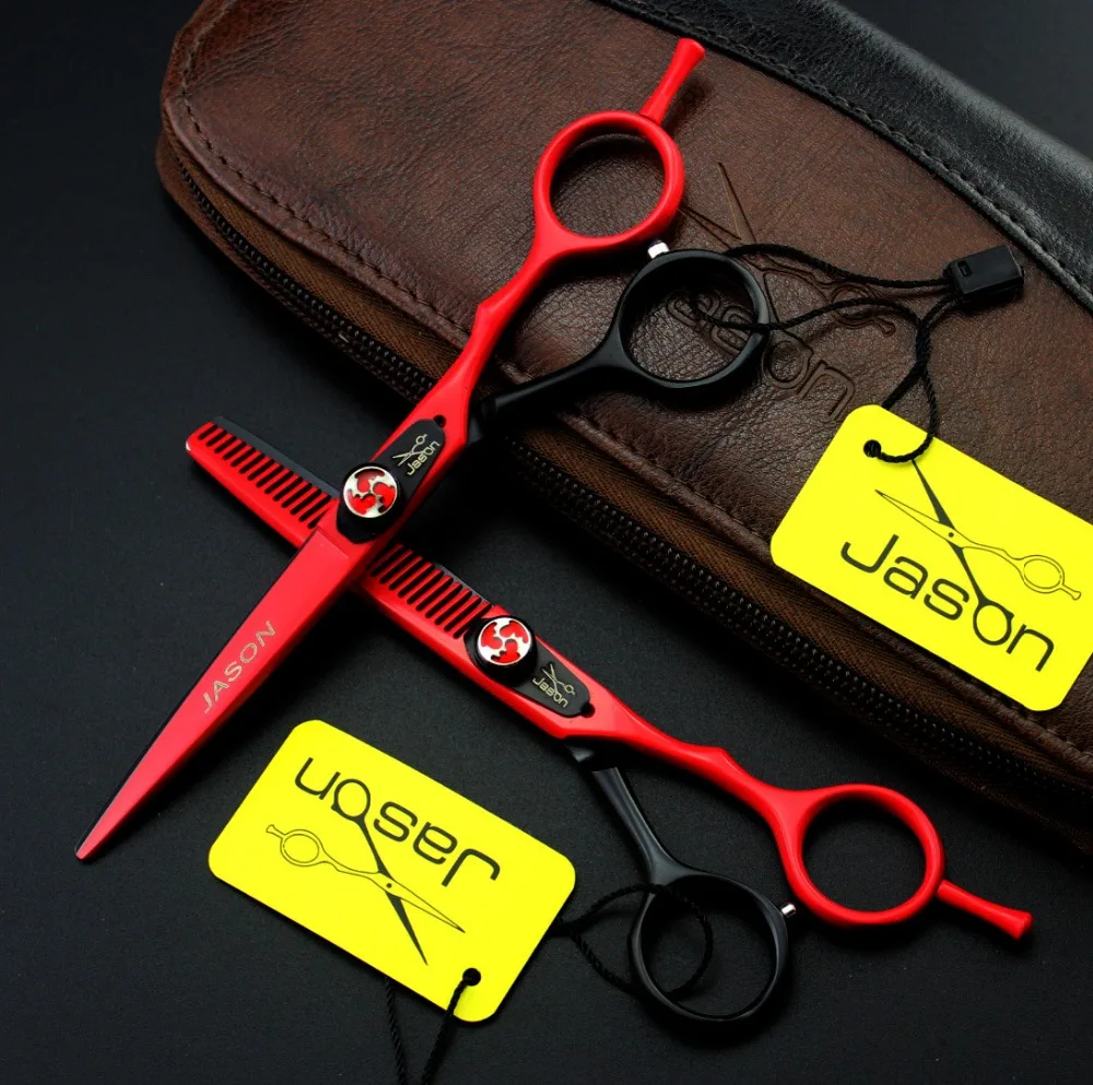 6 дюймов бренд Jason Высший сорт Парикмахерские ножницы JP 440C профессиональные для