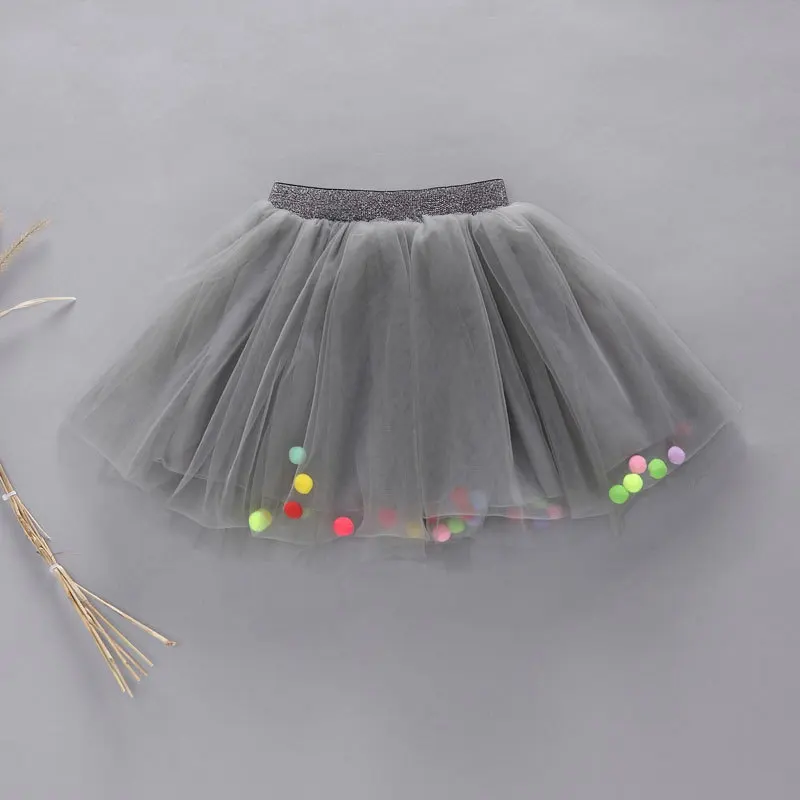 2016 г. Новая модная летняя юбка-пачка для девочек многослойная детская