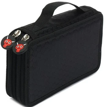 32 отверстия Пенал школьный материал escolar школа trousse scolaire коробка для карандашей lapices секретная сумка etui pennen пенькейс - Цвет: 2 Layer black