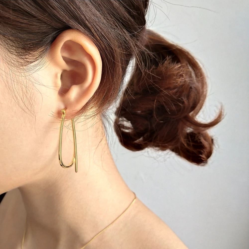 Изящные серьги из стерлингового серебра 925 пробы в виде загадок тяжелых