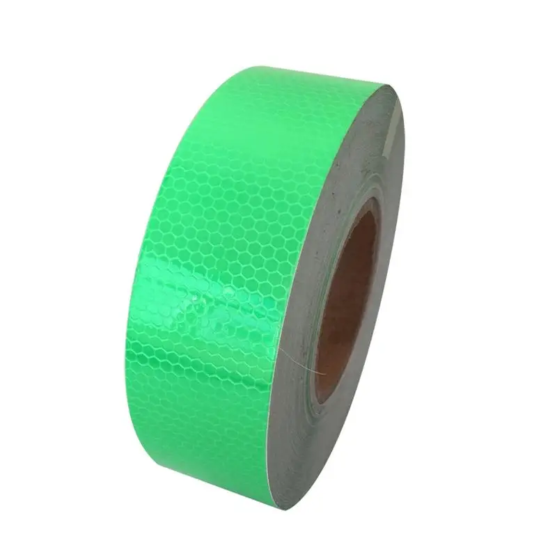 green VORCOOL 45 м X 5 см светоотражающая лента наклейка для грузовика мотоцикла велосипеда отражатель 7 цветов Светоотражающая наклейка для автомобиля стиль - Цвет: green