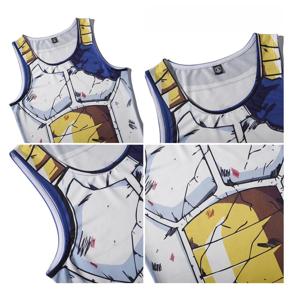 2019 новый летний Жемчуг дракона Наруто Вегета Сон Гоку Роши Печатный Бодибилдинг