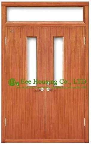 Сертифицированные UL коммерческие огнестойкие деревянные двери для коммерческих