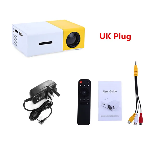 Salange YG300 Мини проектор светодиодный проектор 500LM Аудио HDMI USB мини YG-300 Proyector домашний кинотеатр медиаплеер