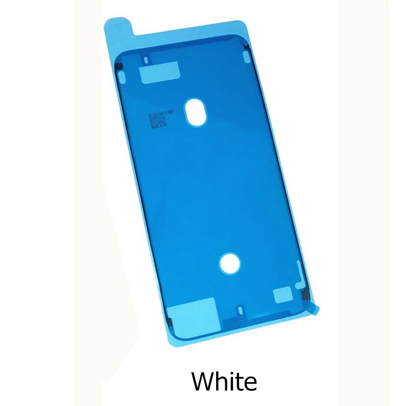 Предварительно вырезанная водонепроницаемая клейкая лента для iPhone 5 5S 6 6s Plus 7 8 Plus X XR XS Max передняя рамка сенсорного ЖК-экрана наклейка - Цвет: 7 plus White