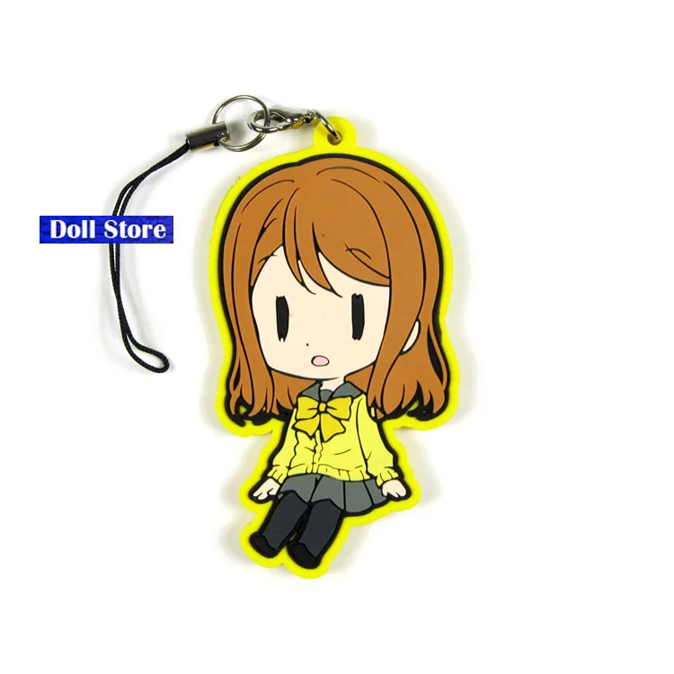 Брелок для ключей из аниме Love Live резиновый ремешок с подвеской телефона D225 Нико