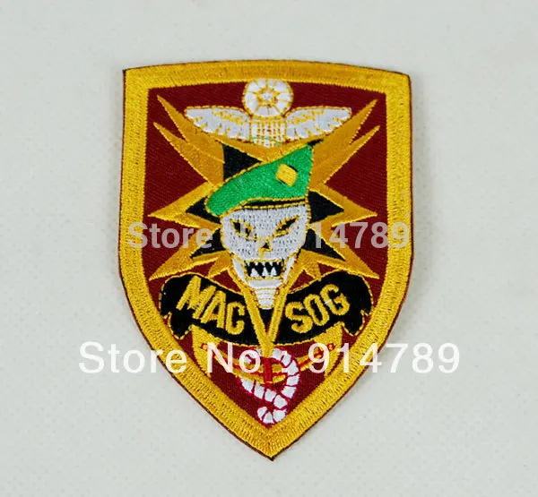

VIETNAM V SOG STUDIES AND OBSERVATION GROUP EMBROIDERED PATCH -32001
