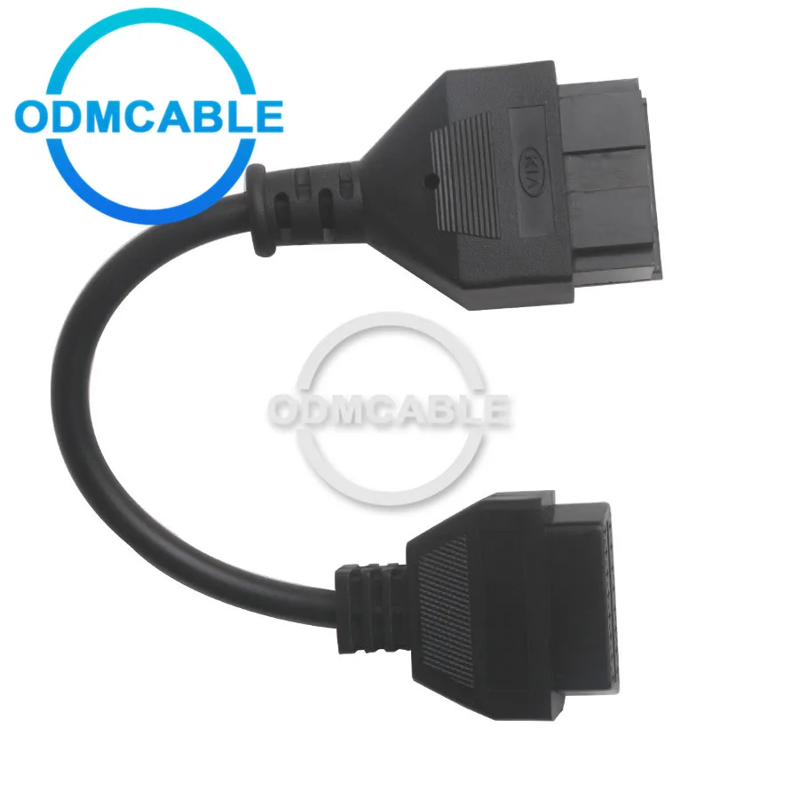 Диагностический кабель OBD 20 pin к 2 16pin Автомобильный диагностический адаптер для KIA
