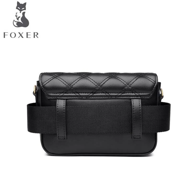 FOXER Роскошные модные простые груди мешок 2019 новая волна мода Ромбический карман