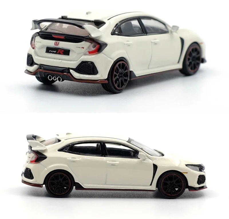 1/64 сплав Honda Civic Тип R Чемпионат белая модель игрушечные машинки сплав литье под давлением Металл Коллекция игрушек автомобиль для детей