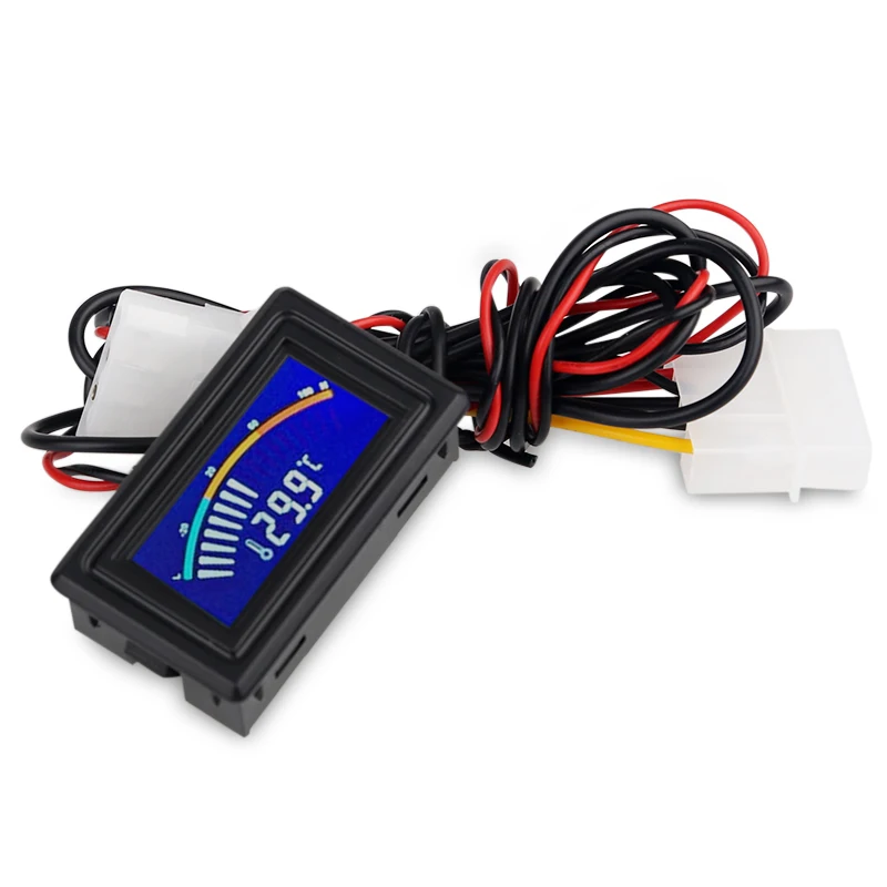 LEDSMITH цифровой ЖК термометр с указателем автомобильный измеритель температуры