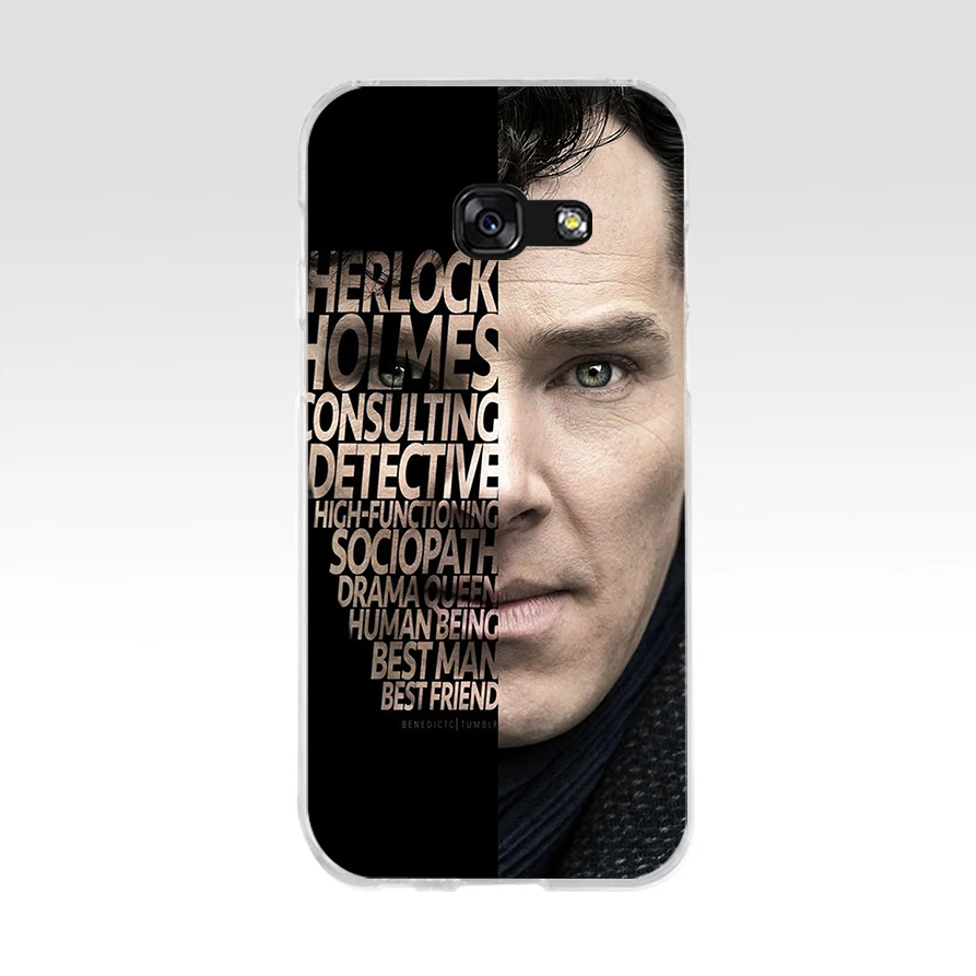153AQ sherlock holmes Soft Silicone Tpu Cover phone Case for Samsung galaxy a3 a5 2016 2017 a6 A8 2018 | Мобильные телефоны и