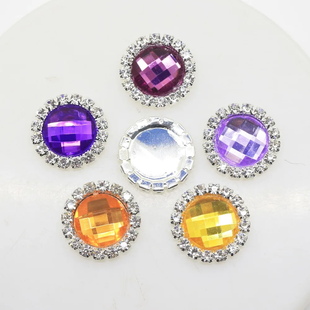 Акриловые пуговицы ZMASEY 21 мм 10 шт./лот Швейные аксессуары ручная работа