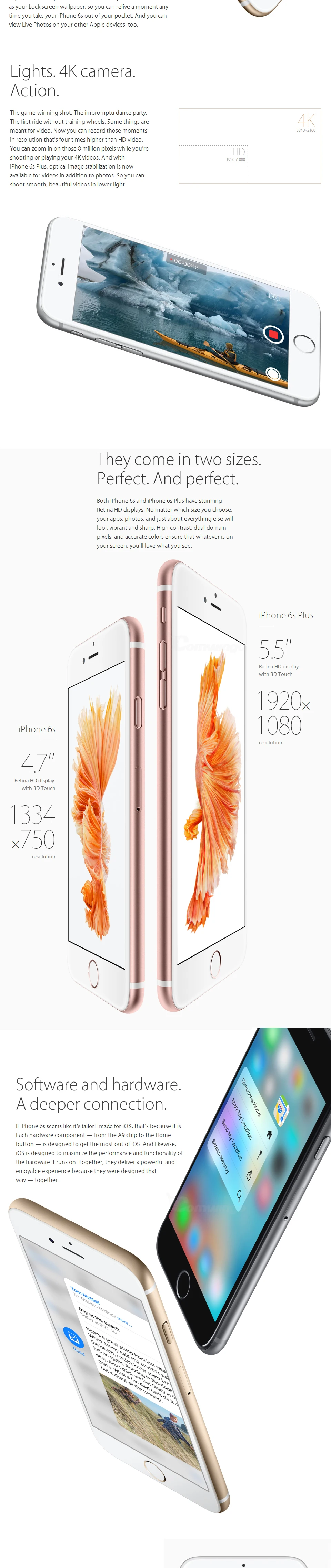 Разблокированный Apple iphone 6s и 6s плюс двухъядерный процессор, 2 Гб Оперативная память 16 Гб/64/128 ГБ Встроенная память 4,7 ''12.0MP Камера A9 iphone 6s, сеть 4G LTE, мобильный телефон