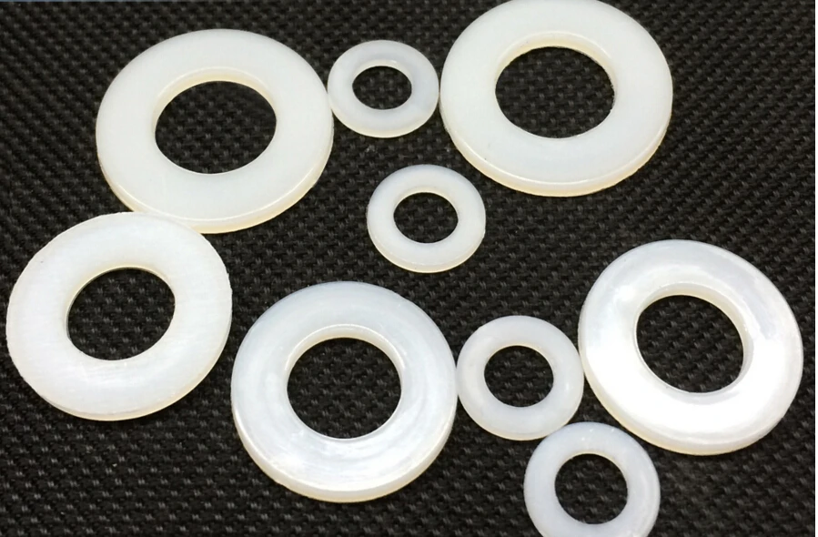 

100pcs/lot M10*18*1.6mm M10 plastic nylon flat washer gasket