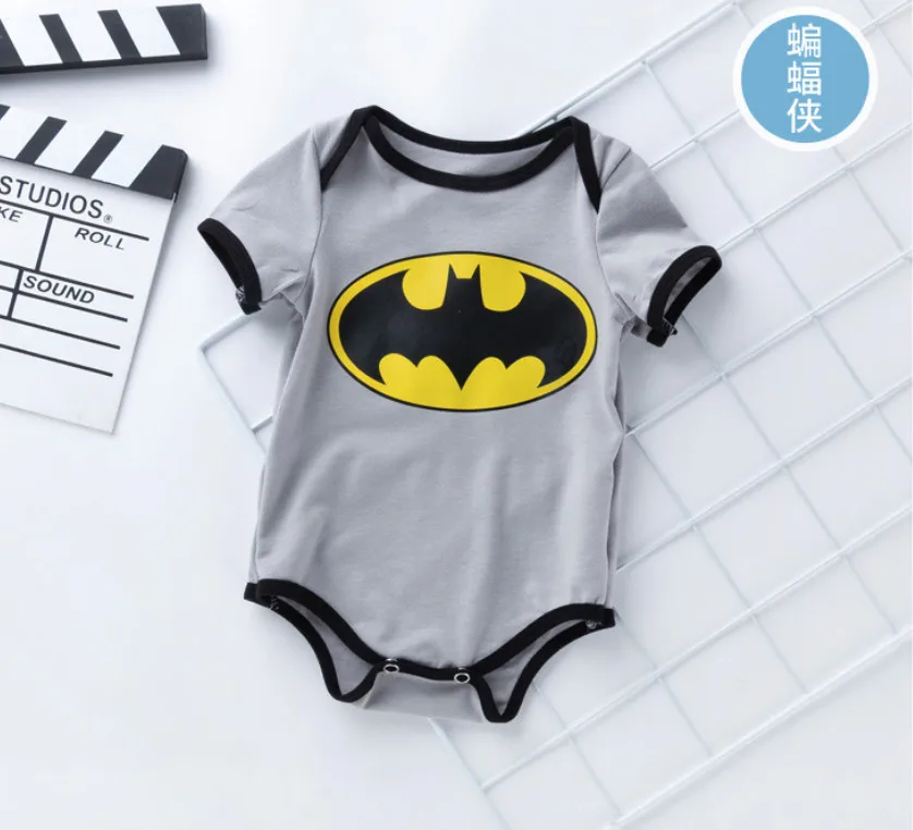 Детское хлопковое боди с коротким рукавом мультяшным принтом | Мать и ребенок