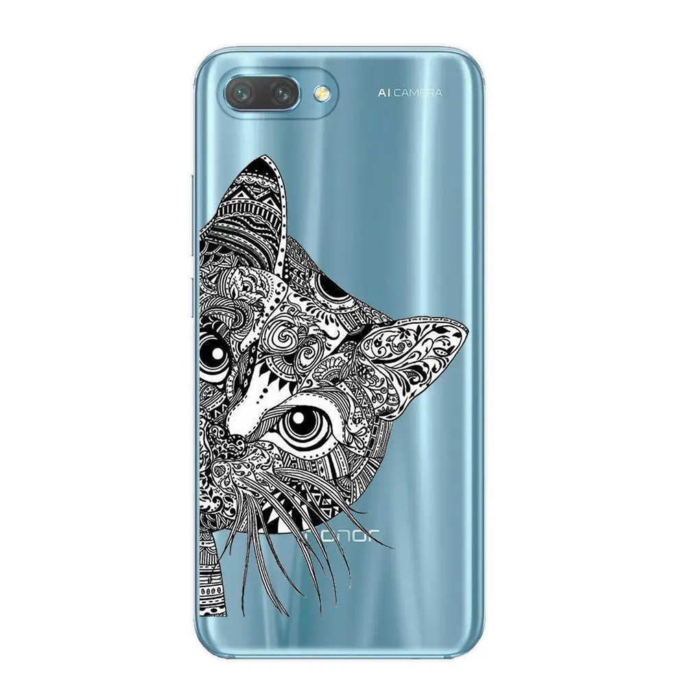 Силиконовый чехол для телефона huawei honor 10, чехол, мягкая задняя крышка из ТПУ, чехол для телефона honor10, чехлы, Coque Etui full 360, защитная пленка