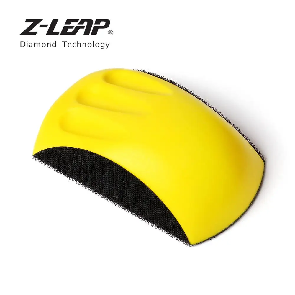 Z-LEAP 1 шт. " /6" держатель шлифовального диска Наждачная бумага подложка Полировочный коврик в форме мыши ручной шлифовальный блок крюк и петля абразивный инструмент