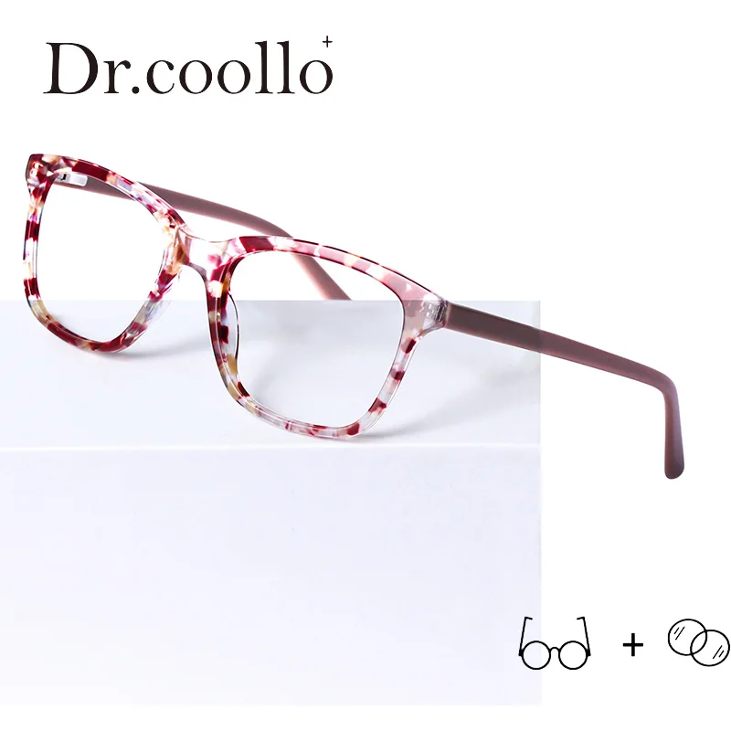 Ацетатная оправа для очков женские винтажные квадратные очки близорукости по