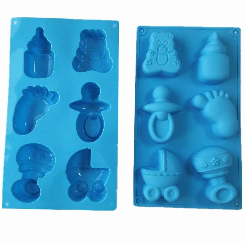 Силиконовая форма для детского душа шоколадного мыла сахарного ремесла