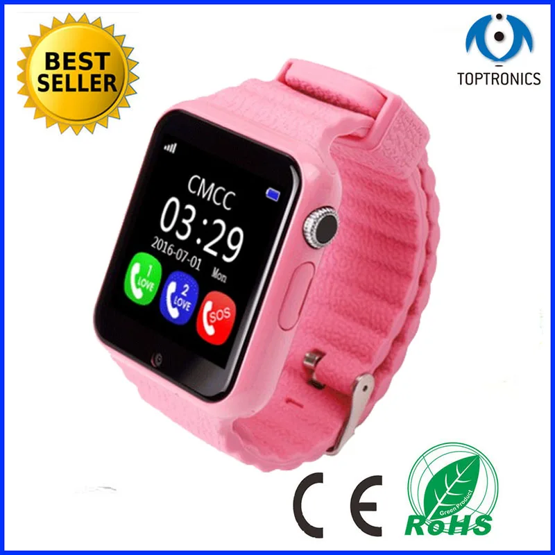 Оригинальные Смарт-часы для мальчиков и девочек с GPS Bluetooth часы детей телефон