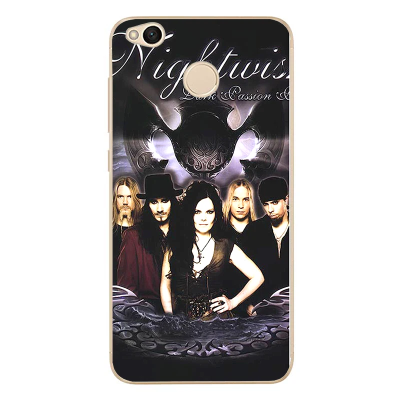 Чехол с рисунком Nightwish мягкий силиконовый чехол из ТПУ для телефона redmi4A 4X 5 5a 5Plus