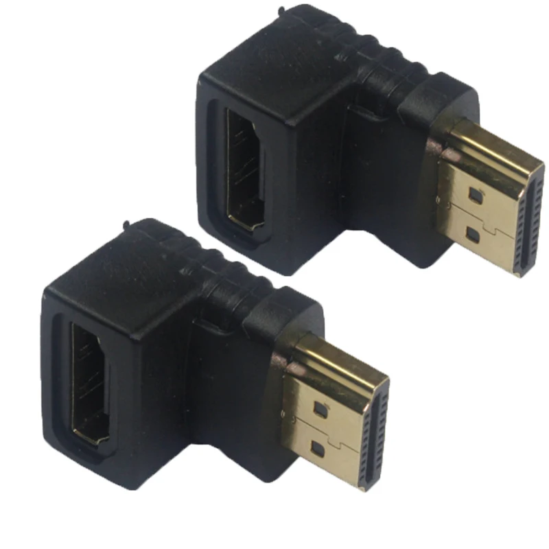 Фото 10 шт. разъем HDMI мужчины к женщине Кабель-адаптер конвертер Extender углом 90 градусов 10 шт. разъем HDMI мужчины к женщине Кабель-адаптер конвертер Extender углом 90 градусов