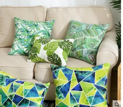 

Full cotton bird sofa hug pillowcase Living room pillowcase Chair bed cushion cover Office pillowcase customization